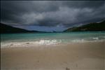 Storm clouds over Magen's Bay